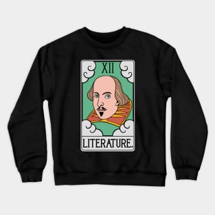 Shakespeare English Literature Tarot Card Funny Crewneck Sweatshirt